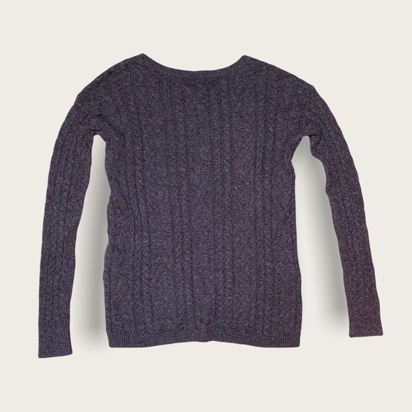 American Eagle Outfitters Wool Chunky Braided Knit Slim Fit Sweater with Zip XS - Picture 5 of 8